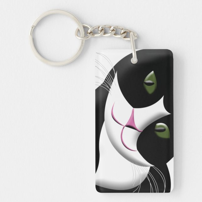 Porte-clefs Cute chat (Devant)