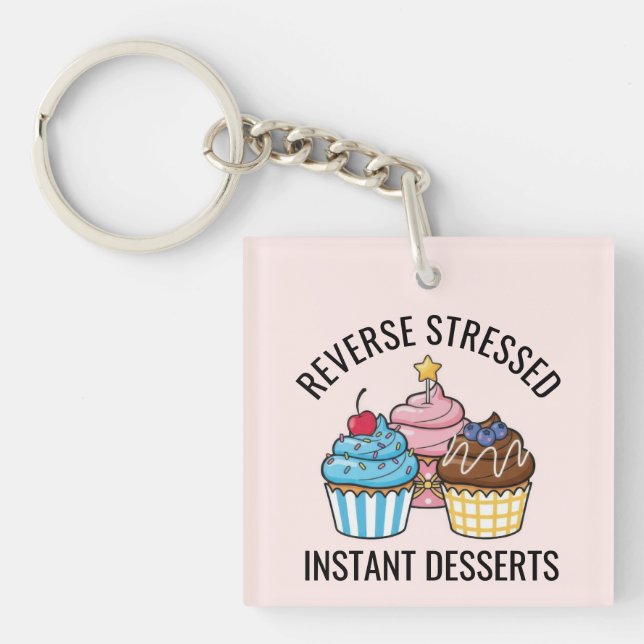 Porte-clefs Cute Cupcake (Devant)