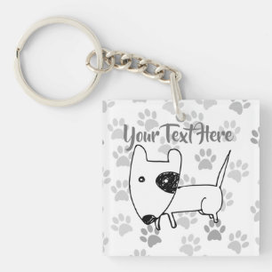 Porte-clefs Cute English Bull Terrier