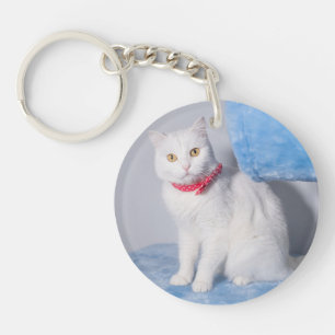 Porte-clefs Cute Funny cat Photo
