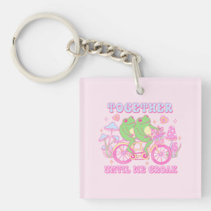 Porte-clefs Cute Grenouille Couple - Ensemble Jusqu'À Ce Que N