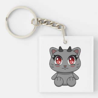 Porte-clefs Cute Kawaii Demon Chat