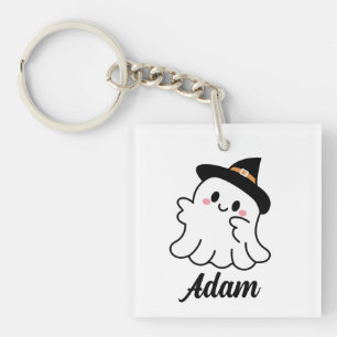 Porte-clefs Cute Kawaii Halloween Nom personnalisé Porte - clé