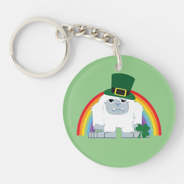 Porte-clefs Cute Leprechaun Yeti (Devant)