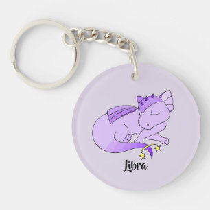 Porte-clefs Cute Libra Dragon design zodiac