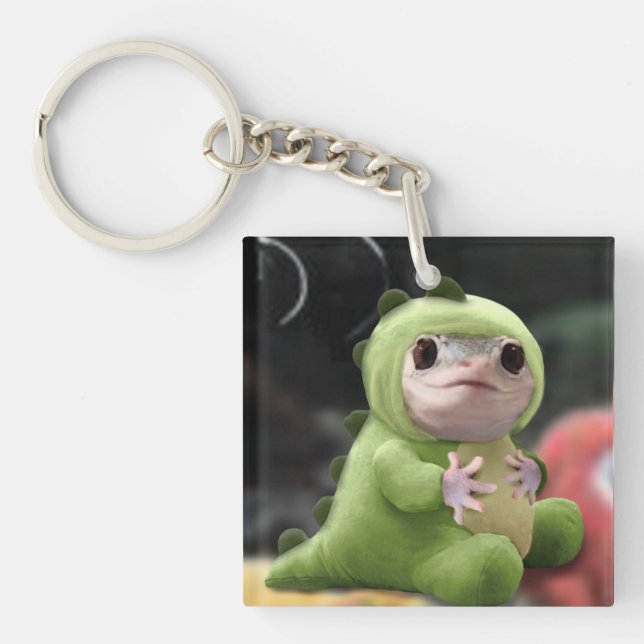 Porte-clefs Cute Lizard Plushie (Devant)