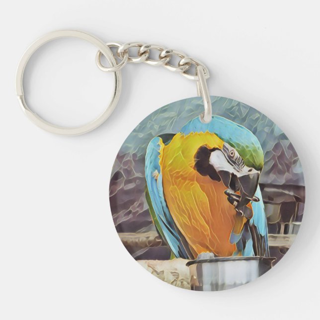 PORTE-CLEFS CUTE MACAW (Devant)