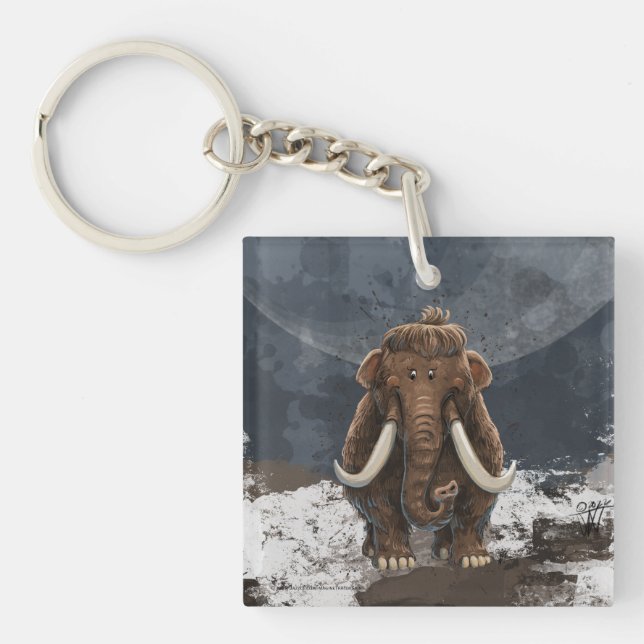 Porte-clefs Cute Mastodon (Devant)