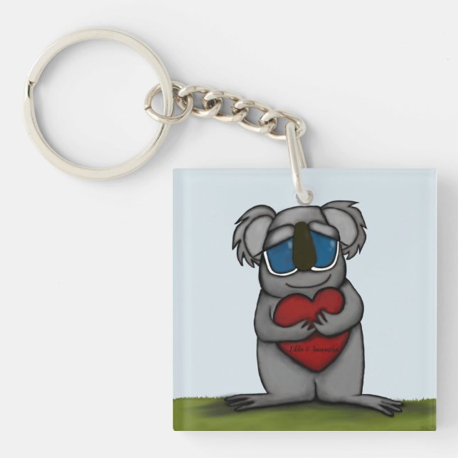 Porte-clefs Cute Ours Koala (Devant)