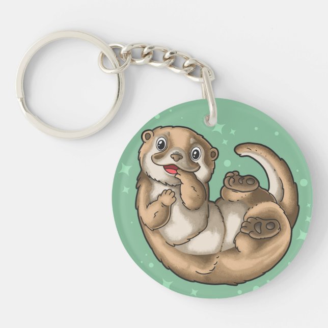 Porte-clefs Cute Porte - clé Otter (Devant)