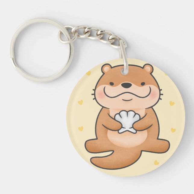Porte-clefs Cute Porte - clé Otter (Devant)