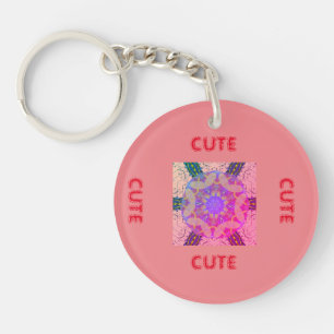 PORTE-CLEFS CUTE_RED_PINK