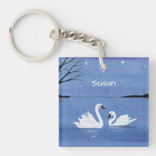 Porte-clefs Cygnes