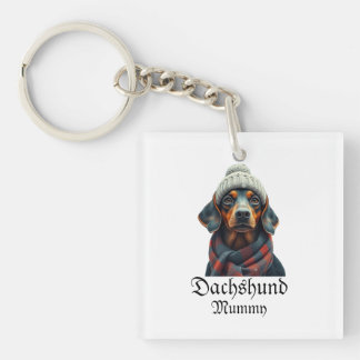 Porte-clefs Dachshund mummy 
