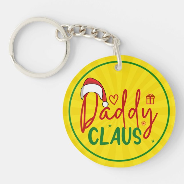 Porte-clefs Daddy Claus Christmas Design-60094 (Devant)