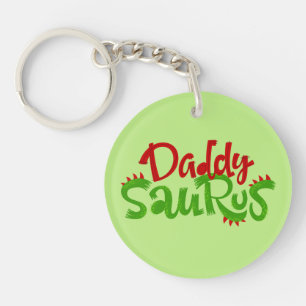 Porte-clefs Daddy Saurus Dinosaur