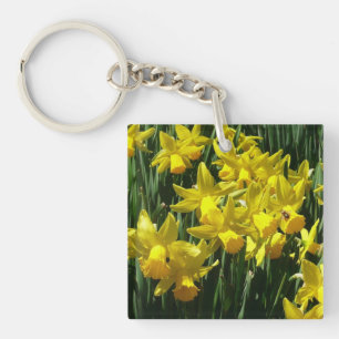 Porte-clefs Daffodiles Jaunes I Fleurs De Printemps Cheveux