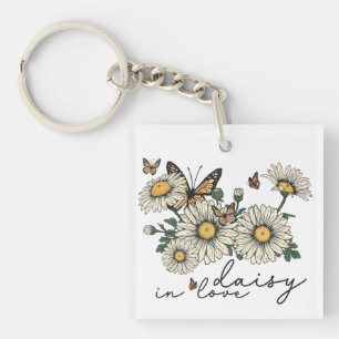 Porte-clefs Daisy In Love Fleur sauvage