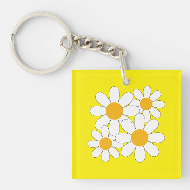 Porte-clefs Daisy Lumineuse et Audacieuse (Devant)