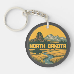 Porte-clefs Dakota du Nord États-Unis d'Amérique