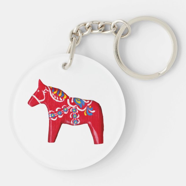 Porte-clefs Dala Horse (Dos)