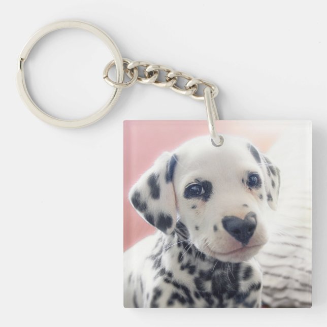 Porte-clefs Dalmatian Heart Nose (Devant)