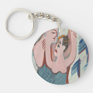 Porte-clefs Dancing Couple Romantique Personnalisable Arrondi 