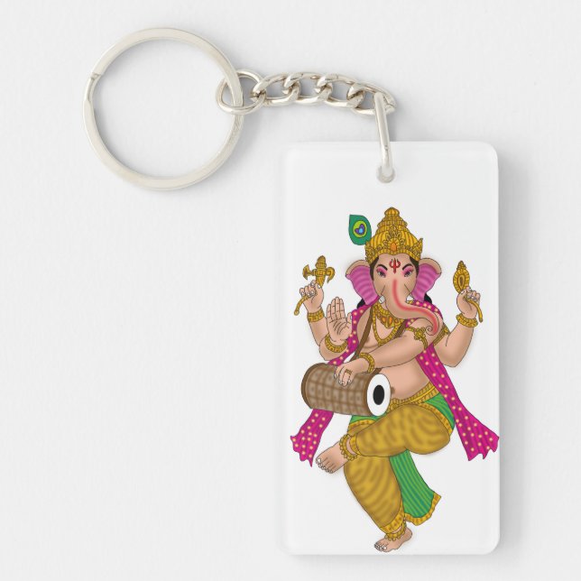 Porte-clefs Dancing Ganesha Keychain (Devant)