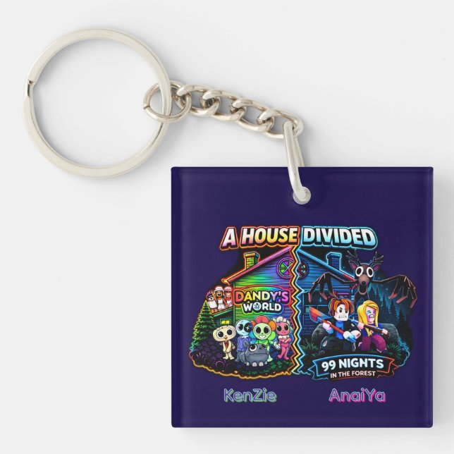 Porte-clefs Dandy's World contre 99 Nuits une Maison Divisée (Devant)