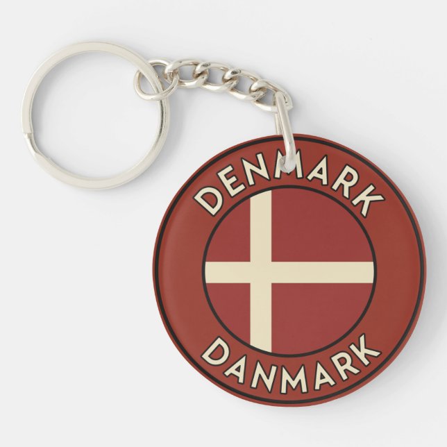Porte-clefs Danemark Danmark  (Devant)