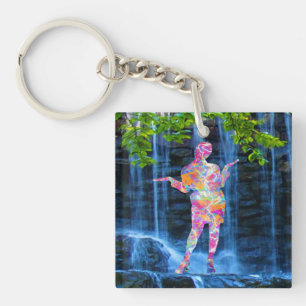 Porte-clefs Danse avec la nature