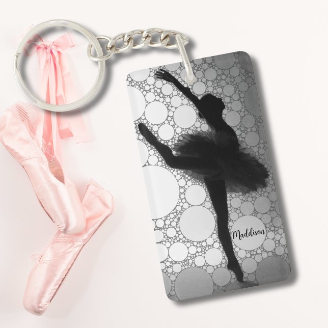 Porte-clefs Danse de ballet personnalisée Ballerina (Créateur téléchargé)