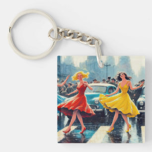 Porte-clefs Danse du trottoir