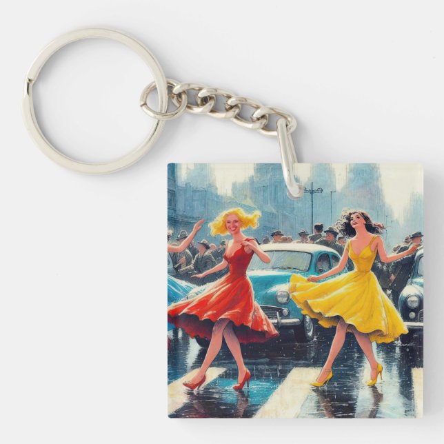 Porte-clefs Danse du trottoir (Devant)