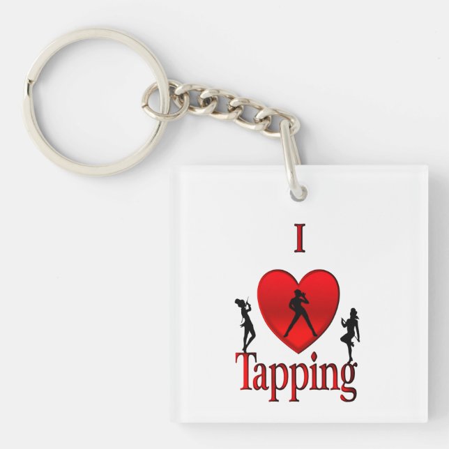 Porte-clefs Danse I Heart Tap (Devant)
