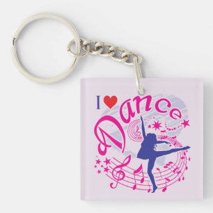 Porte-clefs Danse - I Love Dance