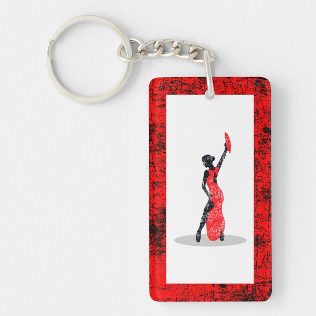 Porte-clefs Danseur flamenco (Devant)