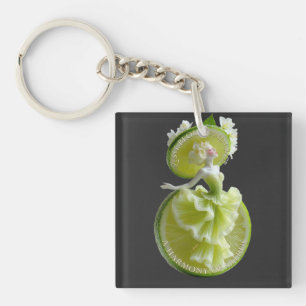 Porte-clefs Danseur tranche de citron art manches longues