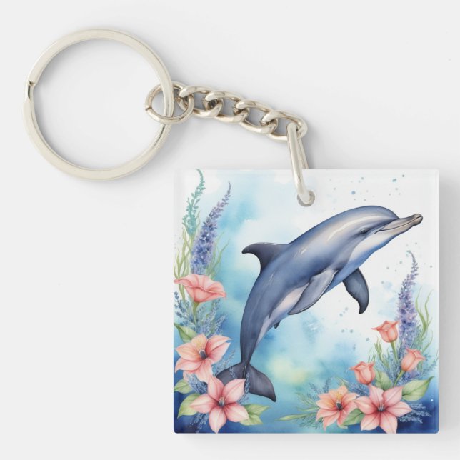 Porte-clefs Dauphin de mer (Devant)