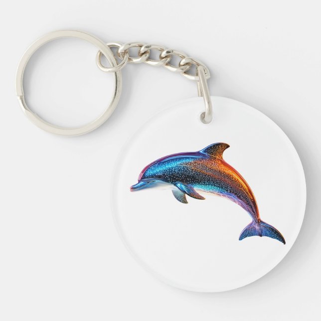 Porte-clefs Dauphin mignon (Devant)