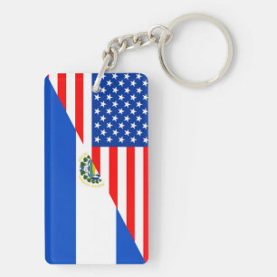 Porte-clefs de symbole de l'Amérique de drapeau de pays des