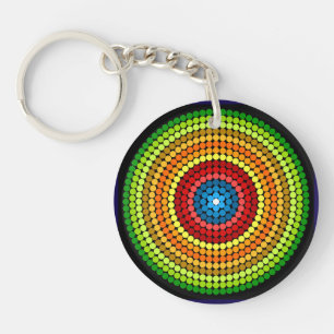 Porte-clefs Décor Abstrait Mandala Art Design-65904