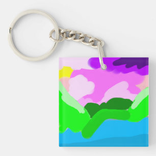 Porte-clefs Décor couleur codée