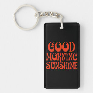 Porte-clefs Décor rétro Good Morning Sunshine