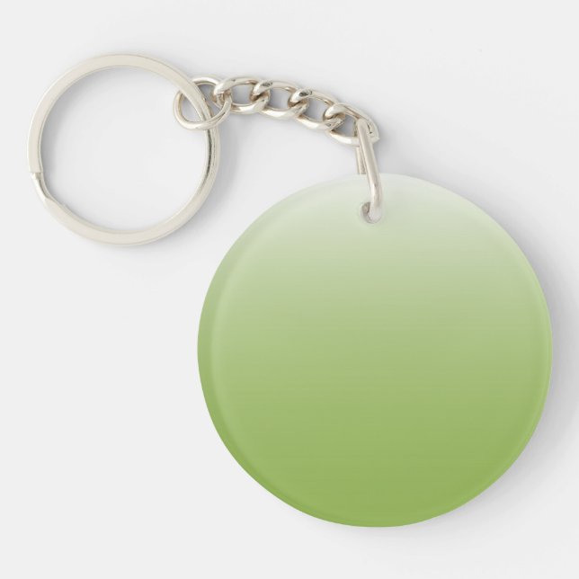 Porte-clefs Décor vert vert foncé à deux tons (Devant)