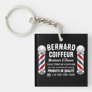 Porte-clefs Décoration de salon de coiffure