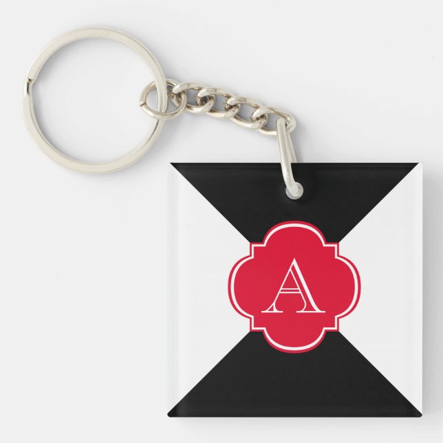 Porte-clefs Décorations de monogramme (Devant)