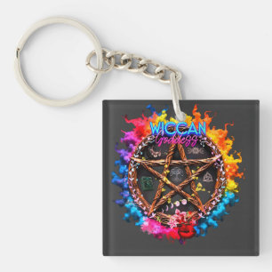 Porte-clefs Déesse du Wiccan