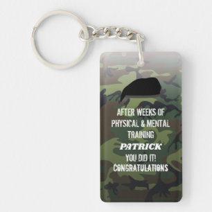 Porte-clefs Défilé de remise des diplômes en camouflage person