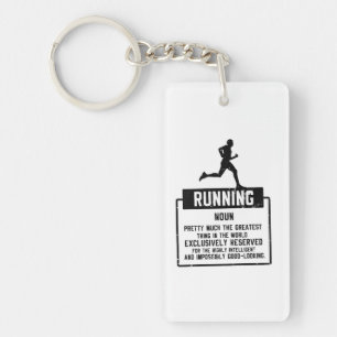 Porte-clefs Définition de course à pied